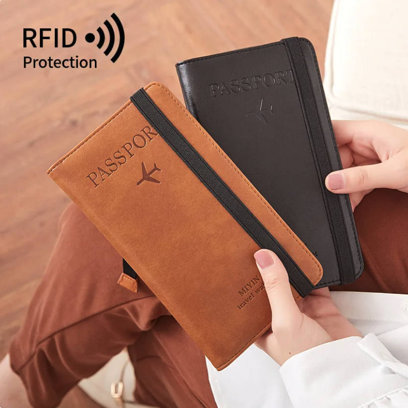 Passport bag leather on sale